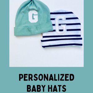 Personalized baby hat, custom baby hat, custom baby beanie, monogramed baby hat